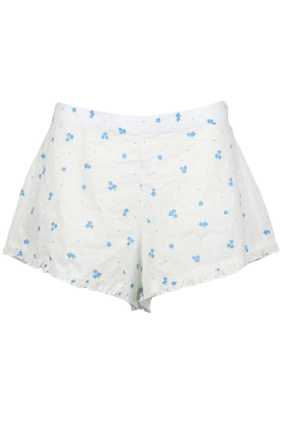 RIXO FLORAL PRINTED COTTON SHORTS UK 10