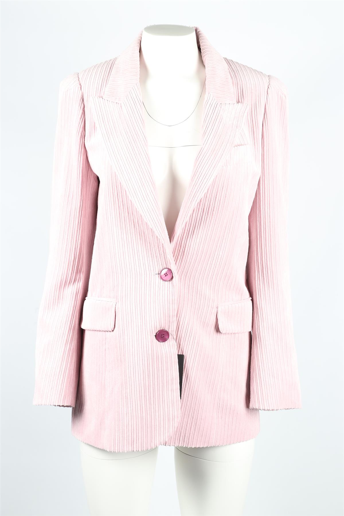 ISABEL MARANT PINK CORDUROY BLAZER FR 36 UK 8