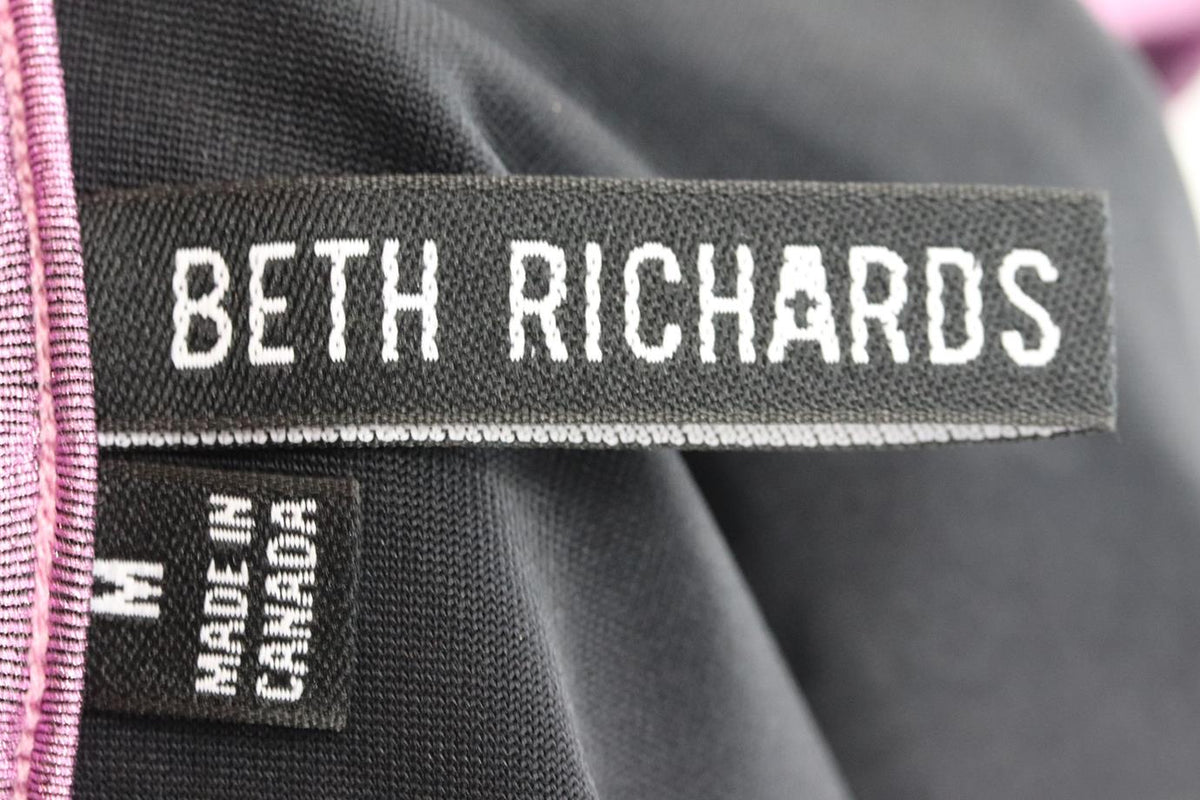 BETH RICHARDS TIE BACK STRETCH SWIMSUIT MEDIUM