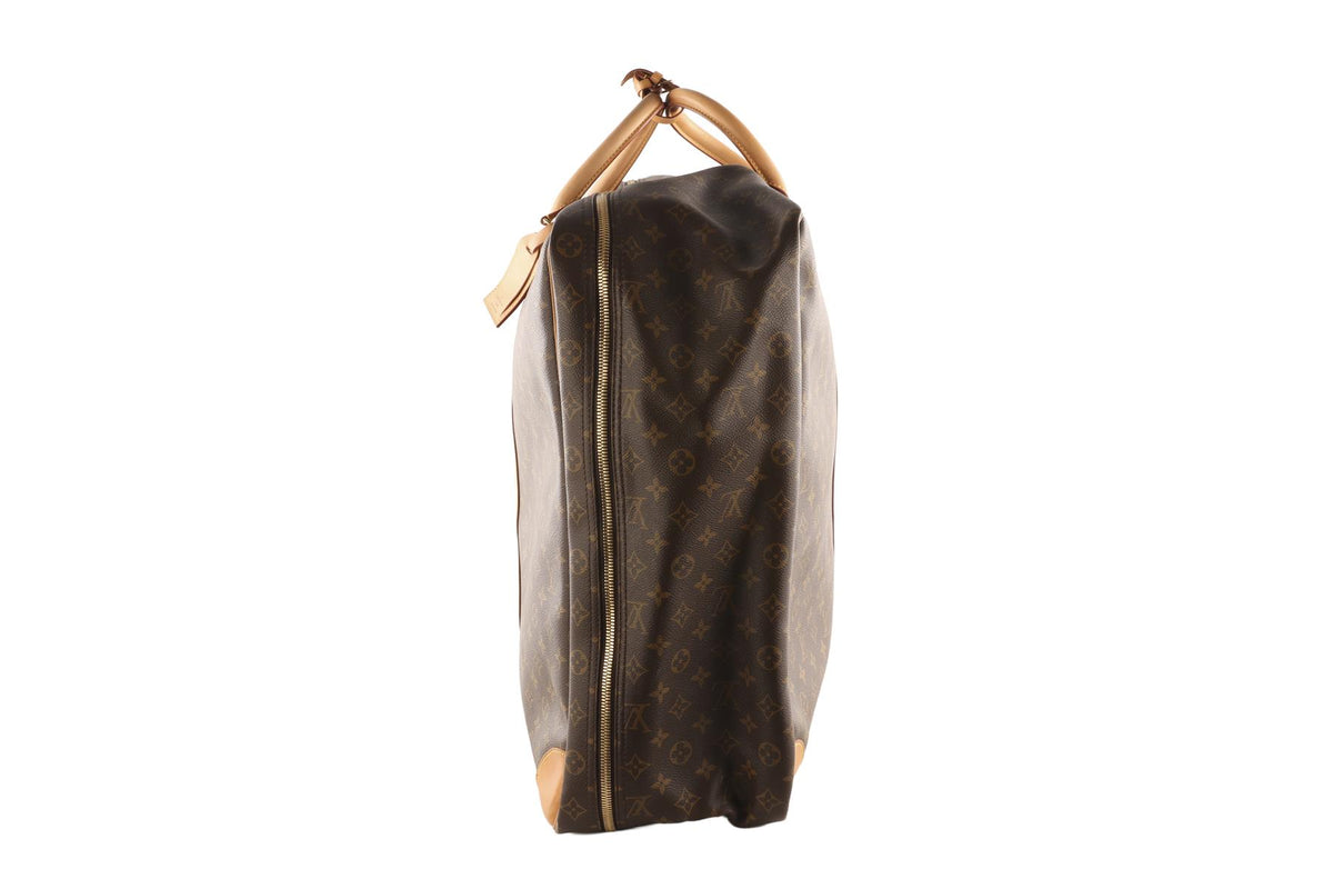 LOUIS VUITTON BROWN 2002 SIRIUS 70 MONOGRAM COATED CANVAS SUITCASE