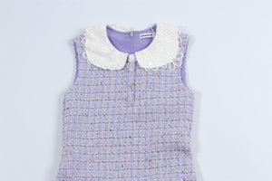 SELF-PORTRAIT PURPLE KIDS GIRLS DRESS 10-12 YEARS