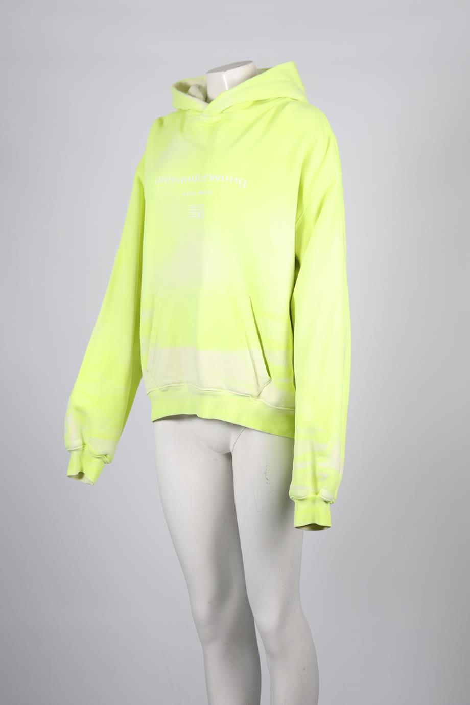 ALEXANDER WANG COTTON BLEND HOODIE MEDIUM