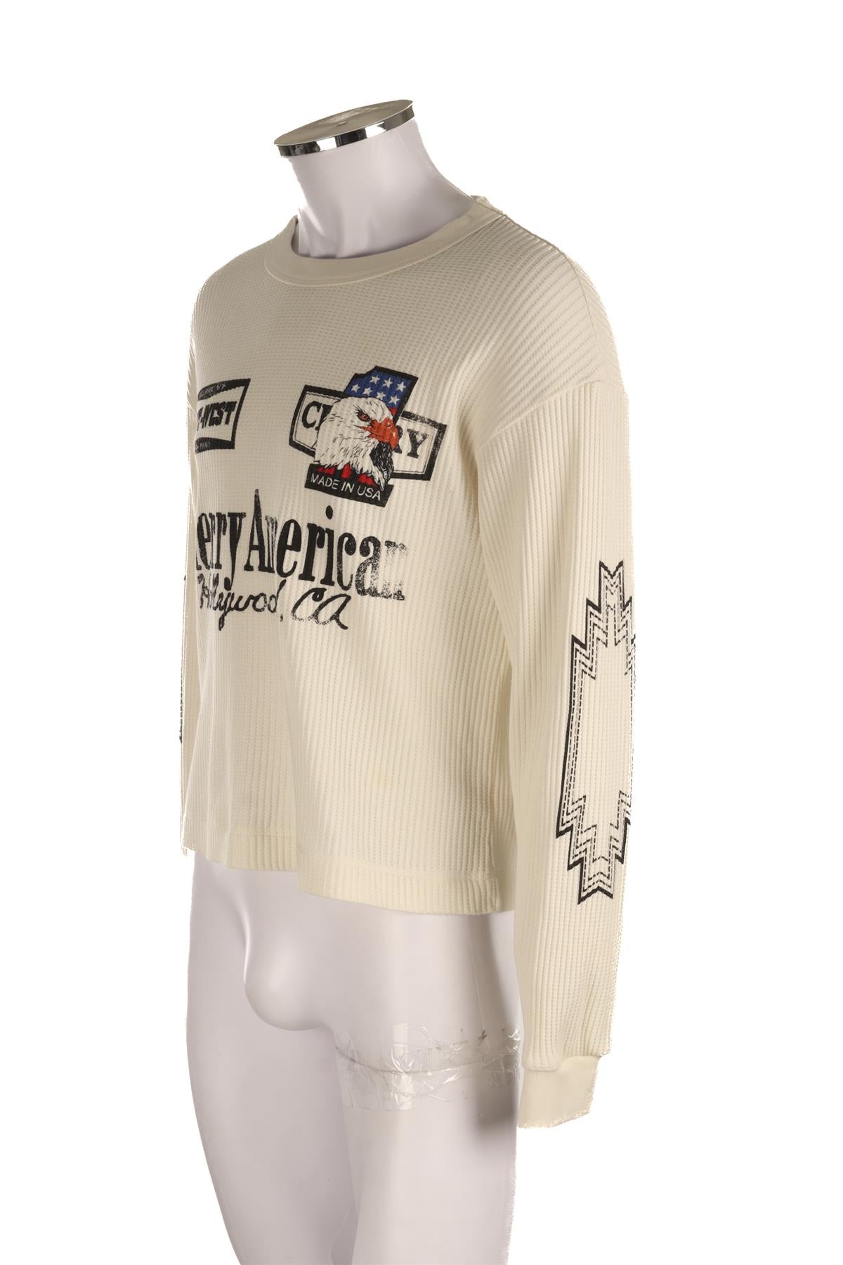 CHERRY LOS ANGELES ECRU MEN'S COTTON TOP XSMALL