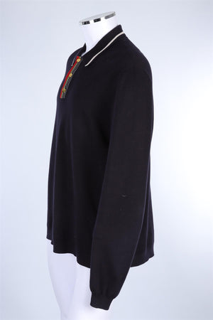 GUCCI NAVY MEN'S SWEATER 3XLARGE