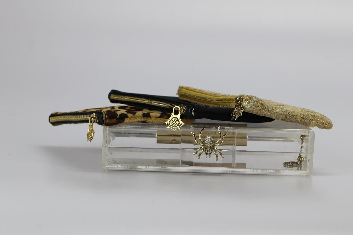 CHARLOTTE OLYMPIA SPIDER PERSPEX CLUTCH