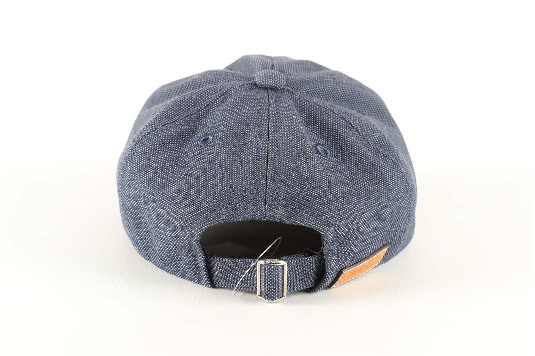 LOEWE NAVY COTTON BASEBALL CAP ONE SIZE