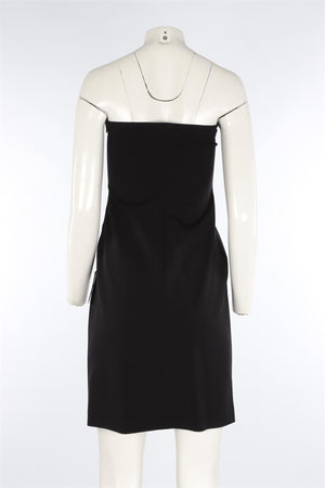 THE ROW BLACK JERSEY MIDI DRESS MEDIUM