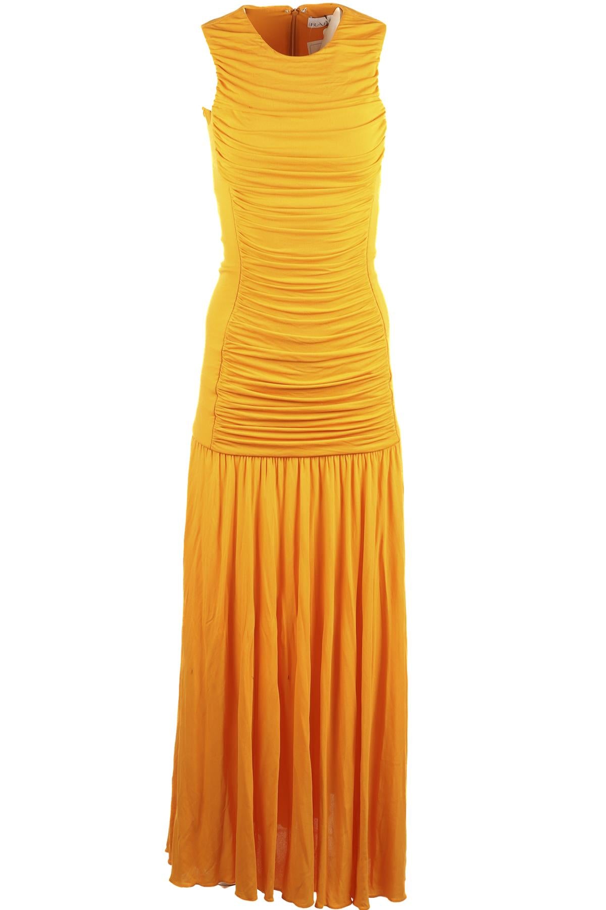 RAEY ORANGE JERSEY MAXI DRESS UK 8