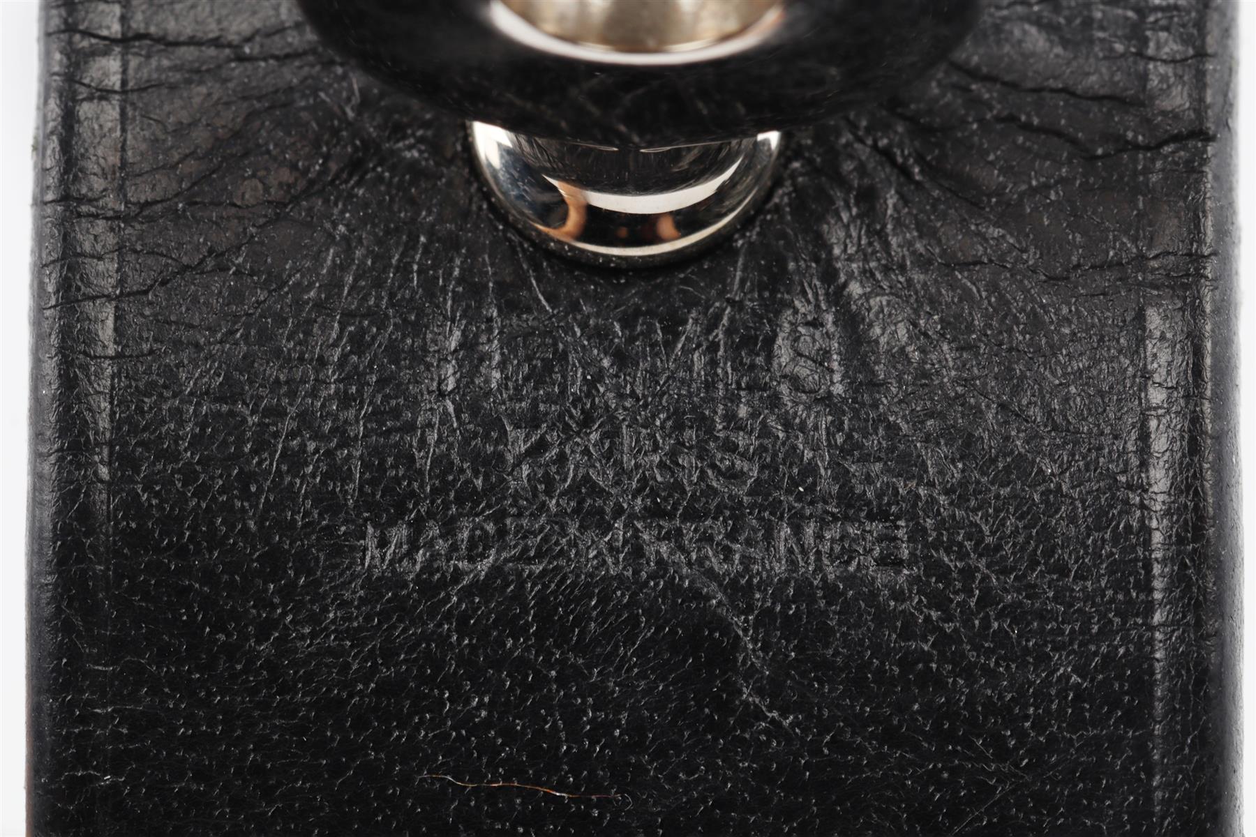 HERMÈS BLACK 2014 HIP HOP LEATHER BRACELET