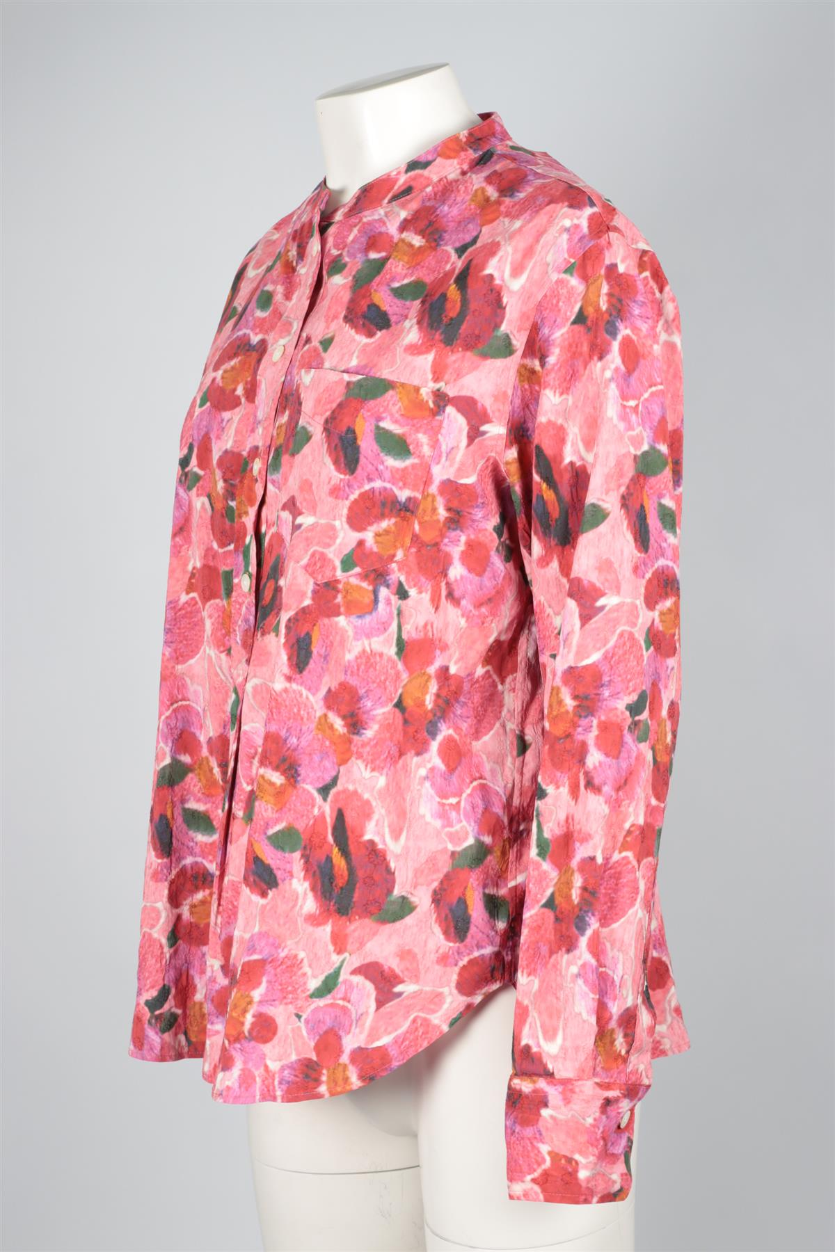 ISABEL MARANT PINK SILK TOP FR 42 UK 14