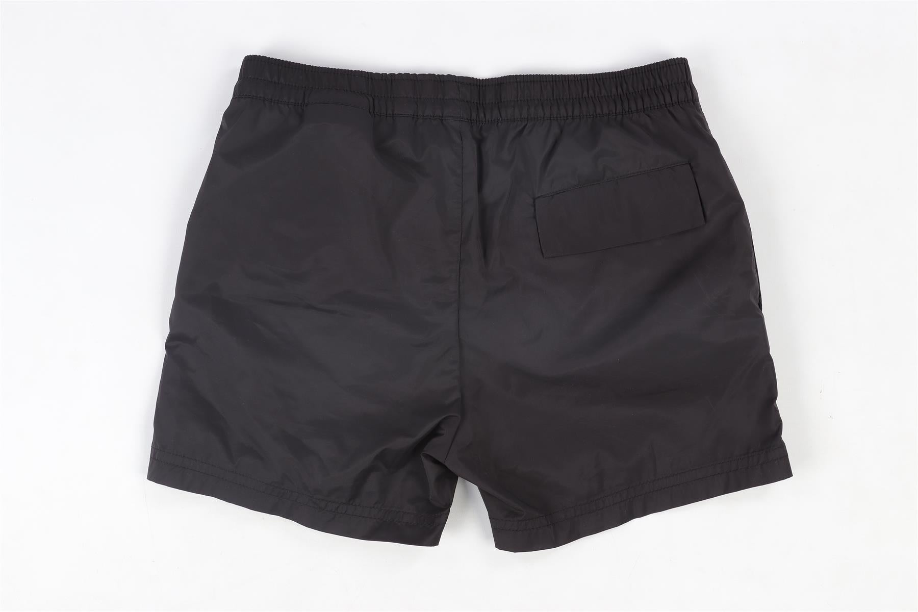 PALM ANGELS BLACK KIDS BOYS SWIM SHORTS 10 YEARS