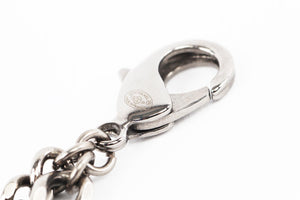 CHANEL GREY 2015 CC CHAIN NECKLACE