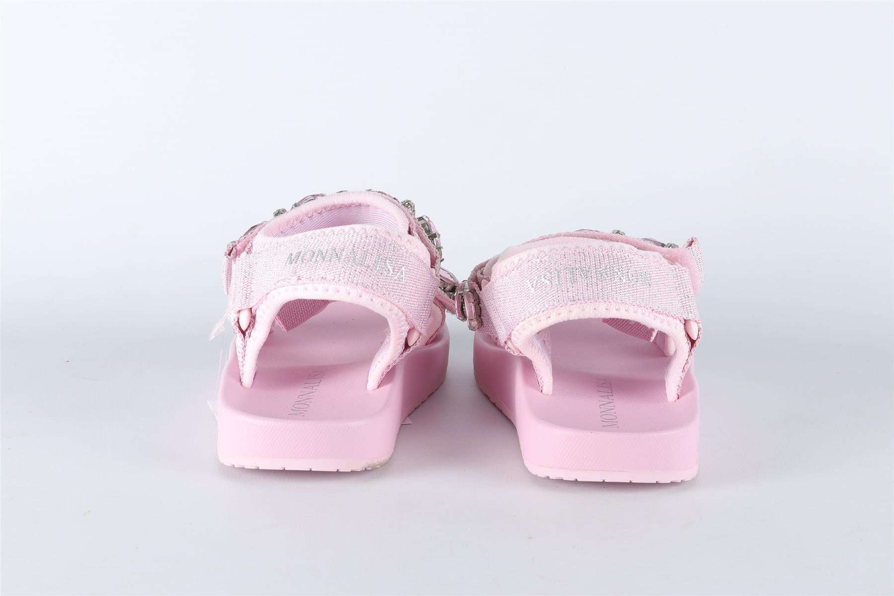 MONNALISA PINK KIDS GIRLS RUBBER SANDALS EU 28 UK 10 US 11