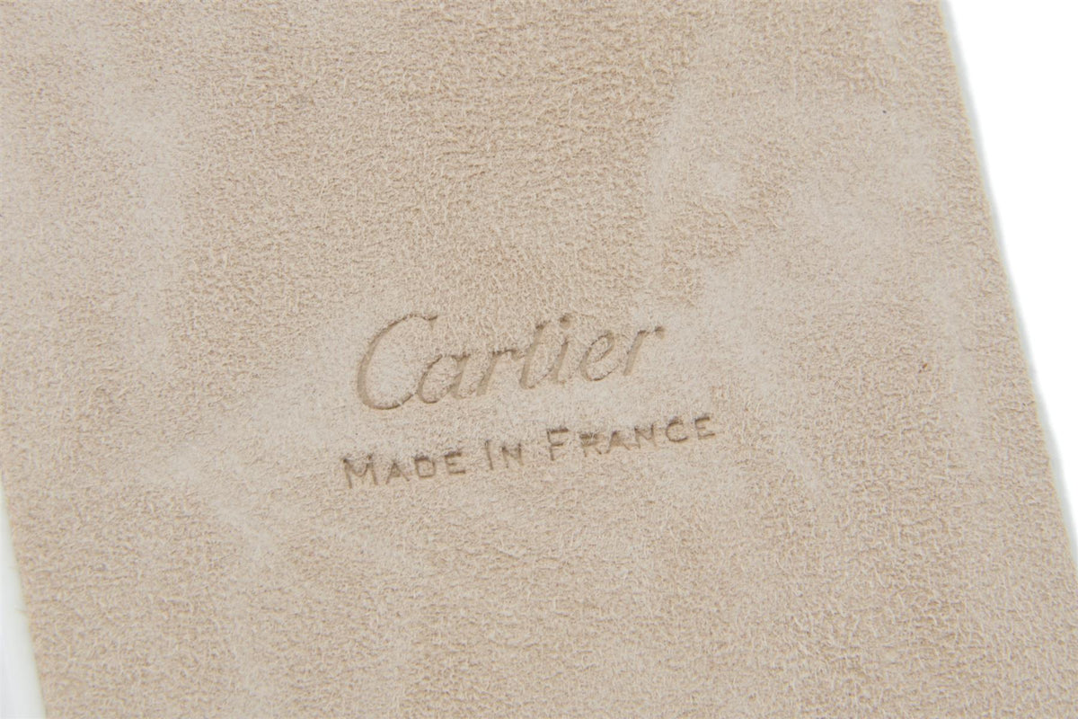 CARTIER WHITE DIABOLO DE CARTIER SET OF 4 TRINKET TRAYS