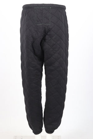AVIATOR NATION QUILTED COTTON BLEND TRACK PANTS MEDIUM