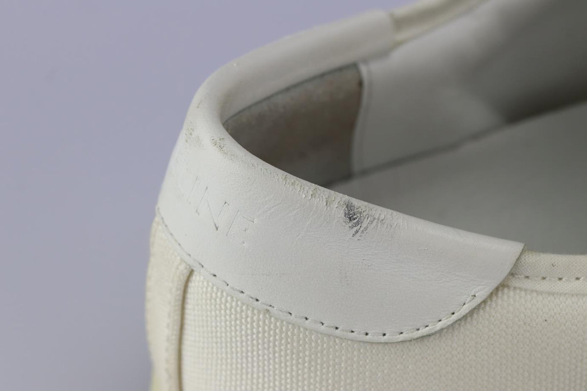 CELINE CANVAS AND LEATHER SNEAKER EU 38 UK 5 US 8