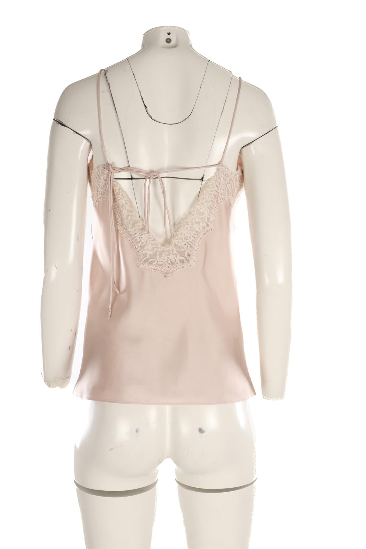 ROHE PINK SATIN TOP FR 36 UK 8