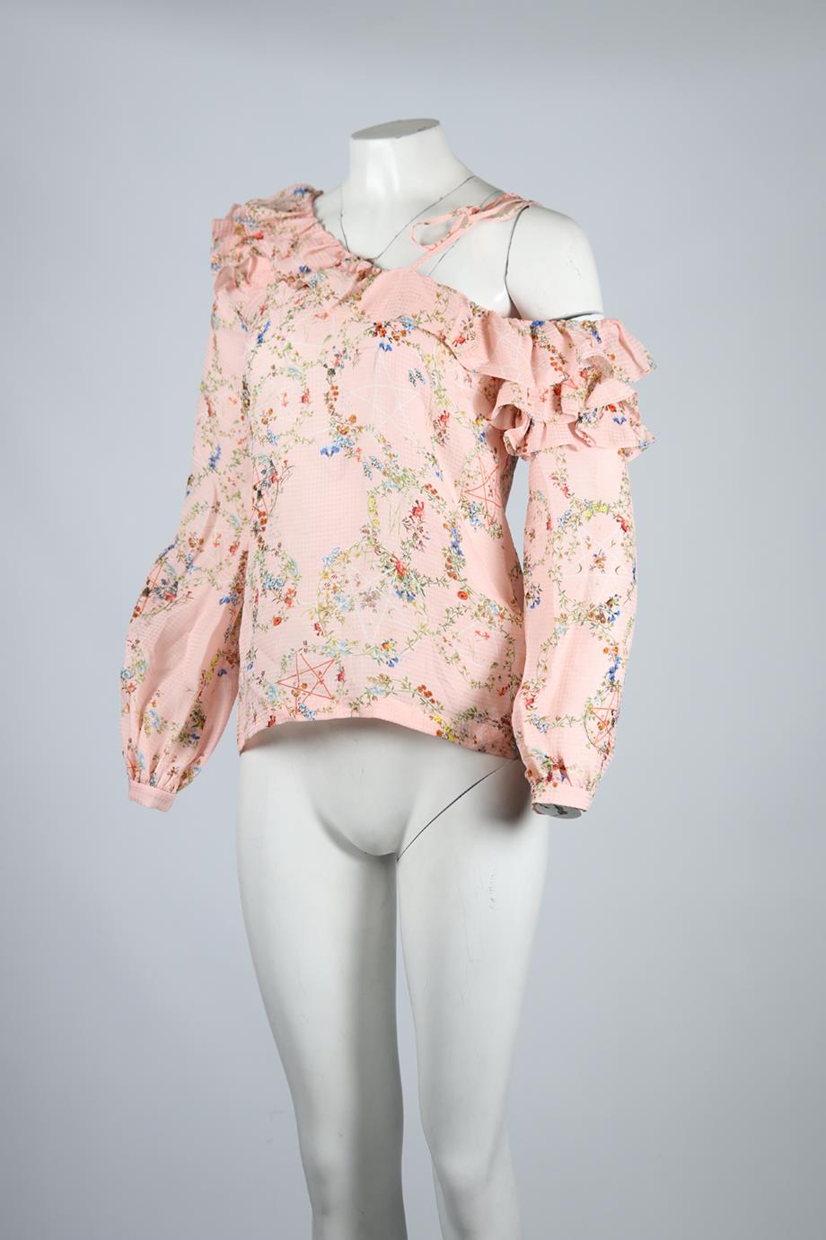 PREEN BY THORNTON BREGAZZI SILK TOP MEDIUM