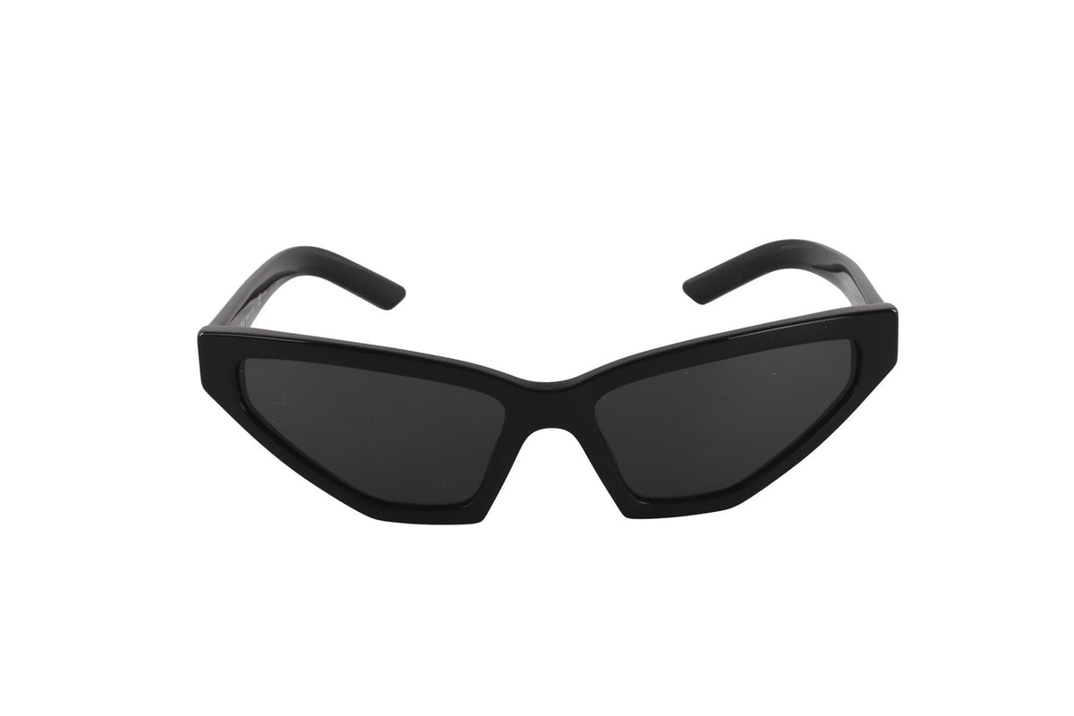 PRADA BLACK CAT EYE ACETATE SUNGLASSES