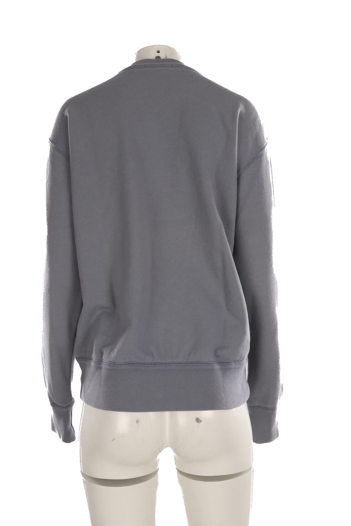 ISABEL MARANT BLUE COTTON SWEATSHIRT MEDIUM