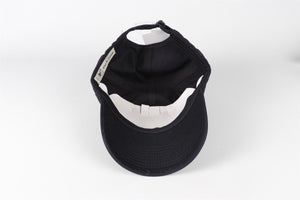 SPORTY & RICH NAVY COTTON BASEBALL CAP ONE SIZE