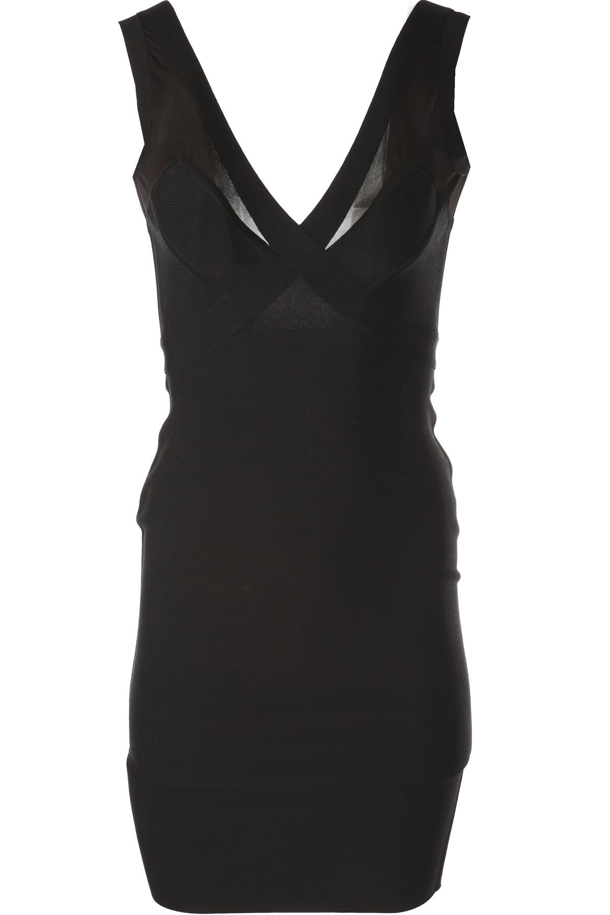 BLACK KNIT MINI DRESS