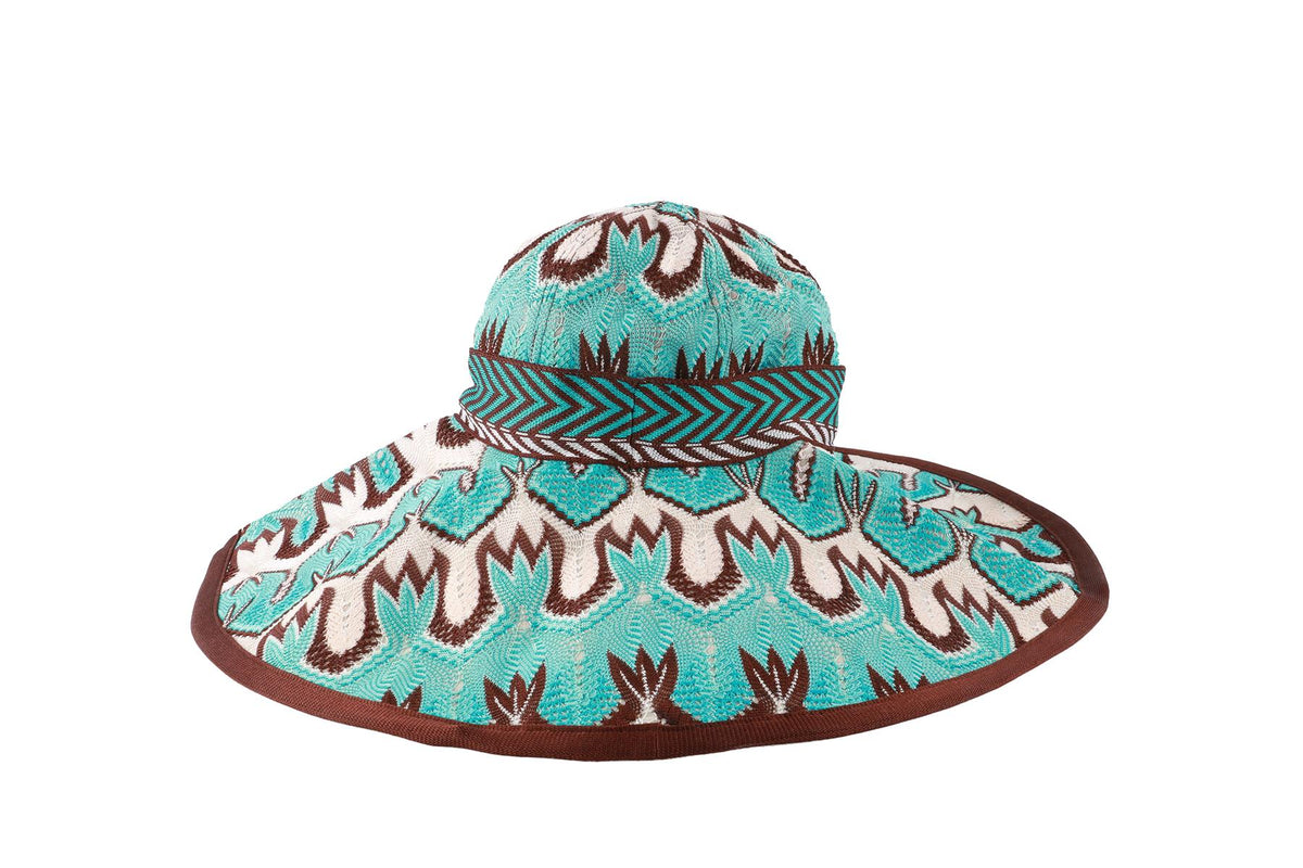 MISSONI BLUE CROCHET HAT SMALL