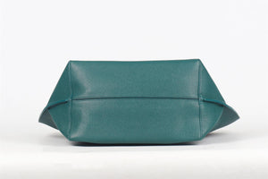 GIANFRANCO LOTTI GREEN LEATHER TOTE BAG