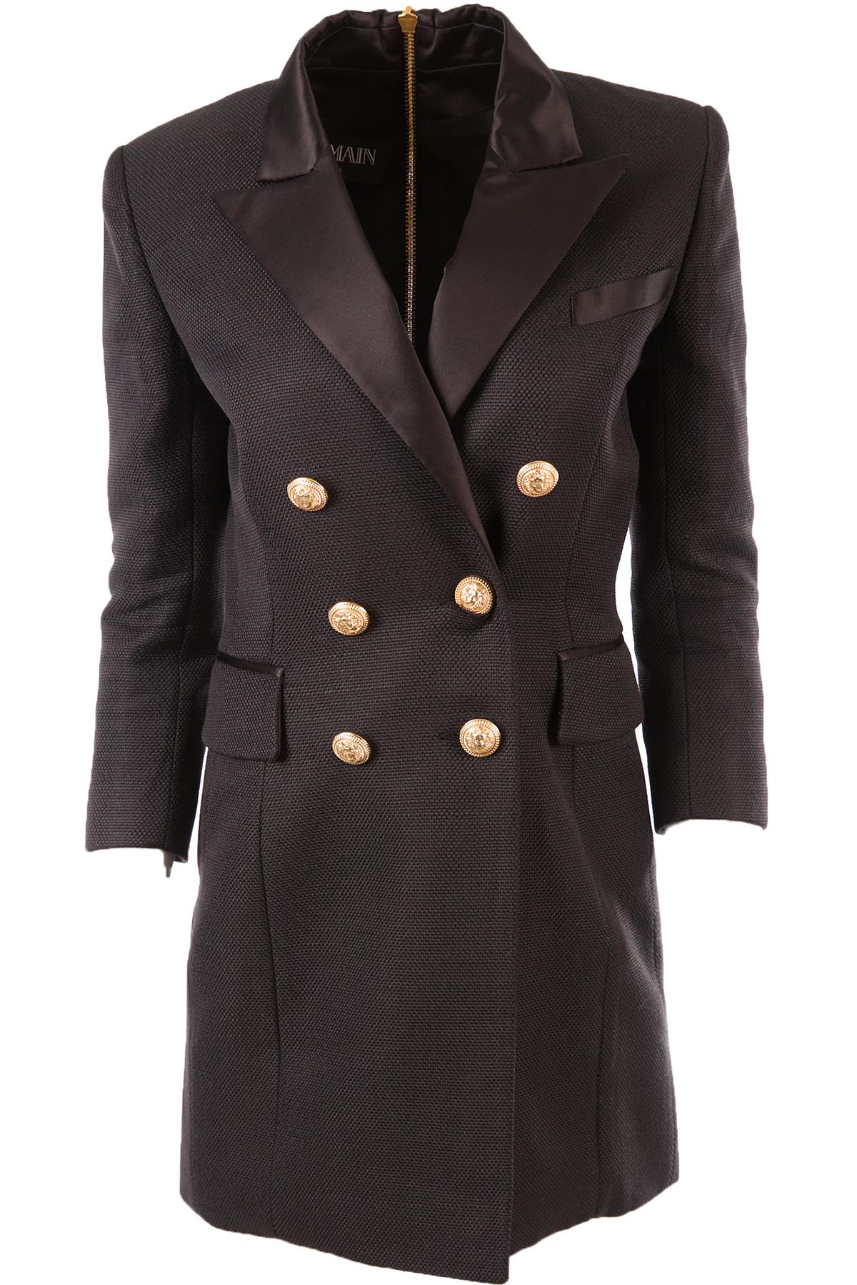 BALMAIN BLACK WOVEN MINI DRESS FR 40 UK 12