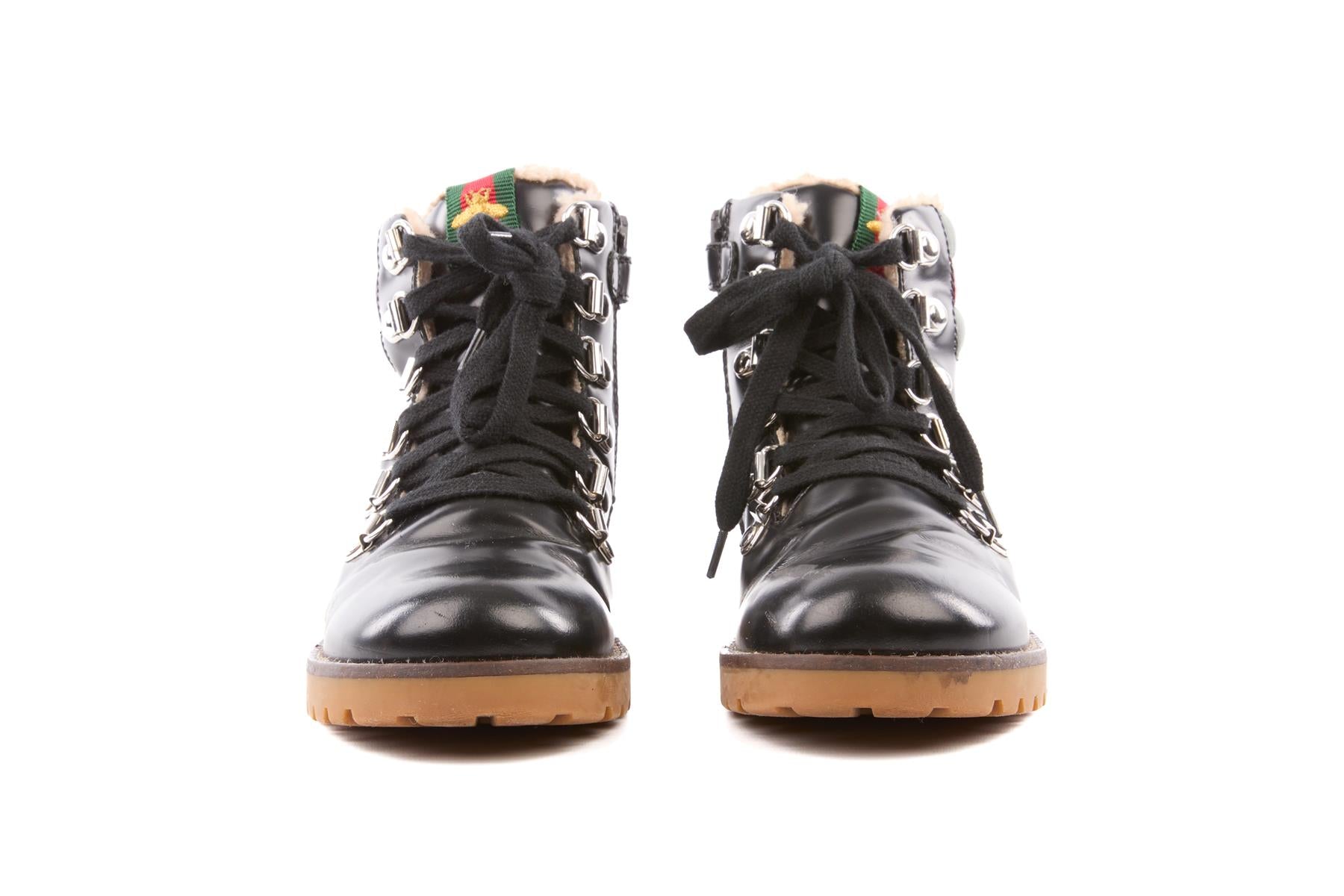 GUCCI BLACK KIDS GIRLS BOOTS EU 28 UK 10 US 11