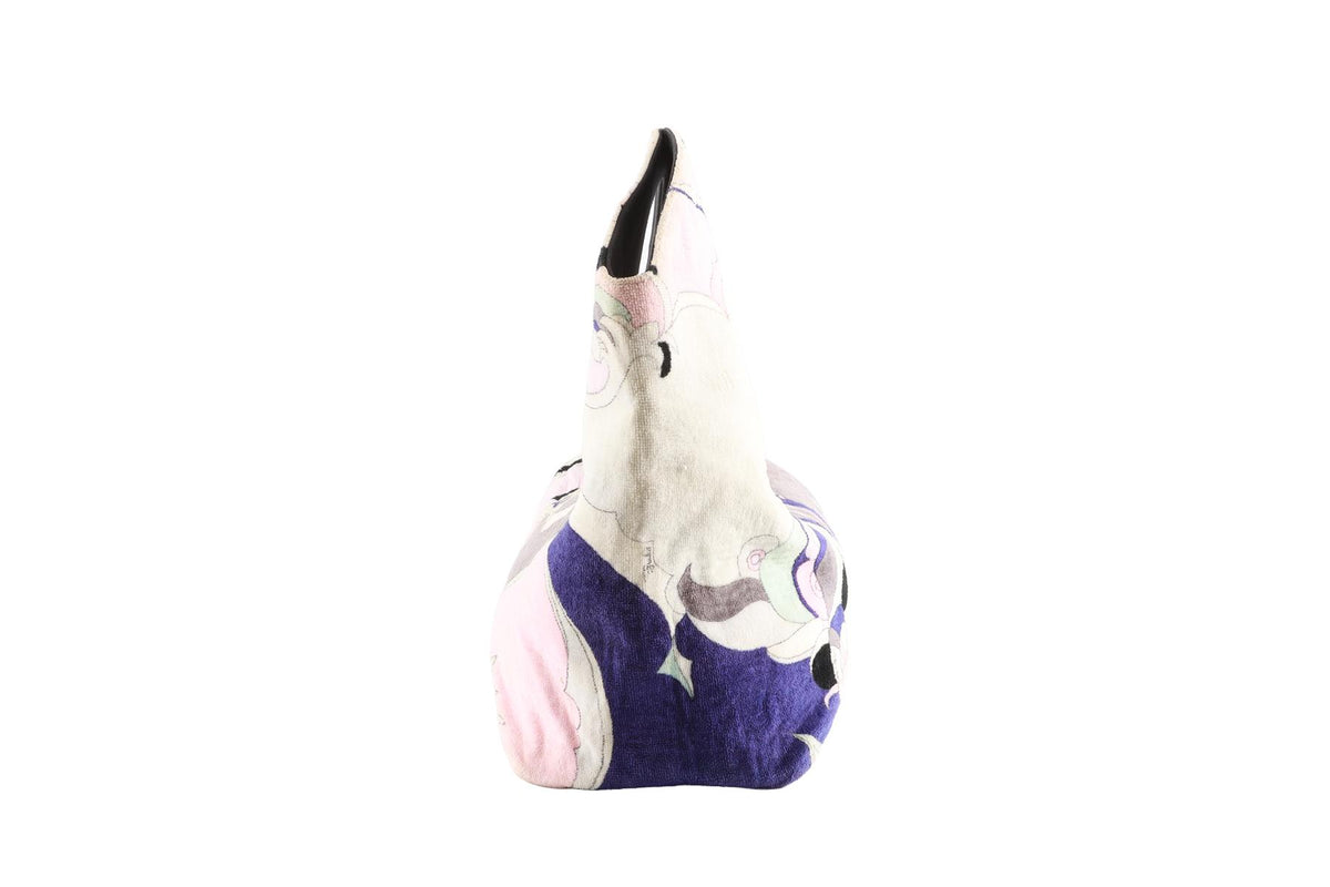 EMILIO PUCCI MULTI TERRY CLOTH TOTE BAG