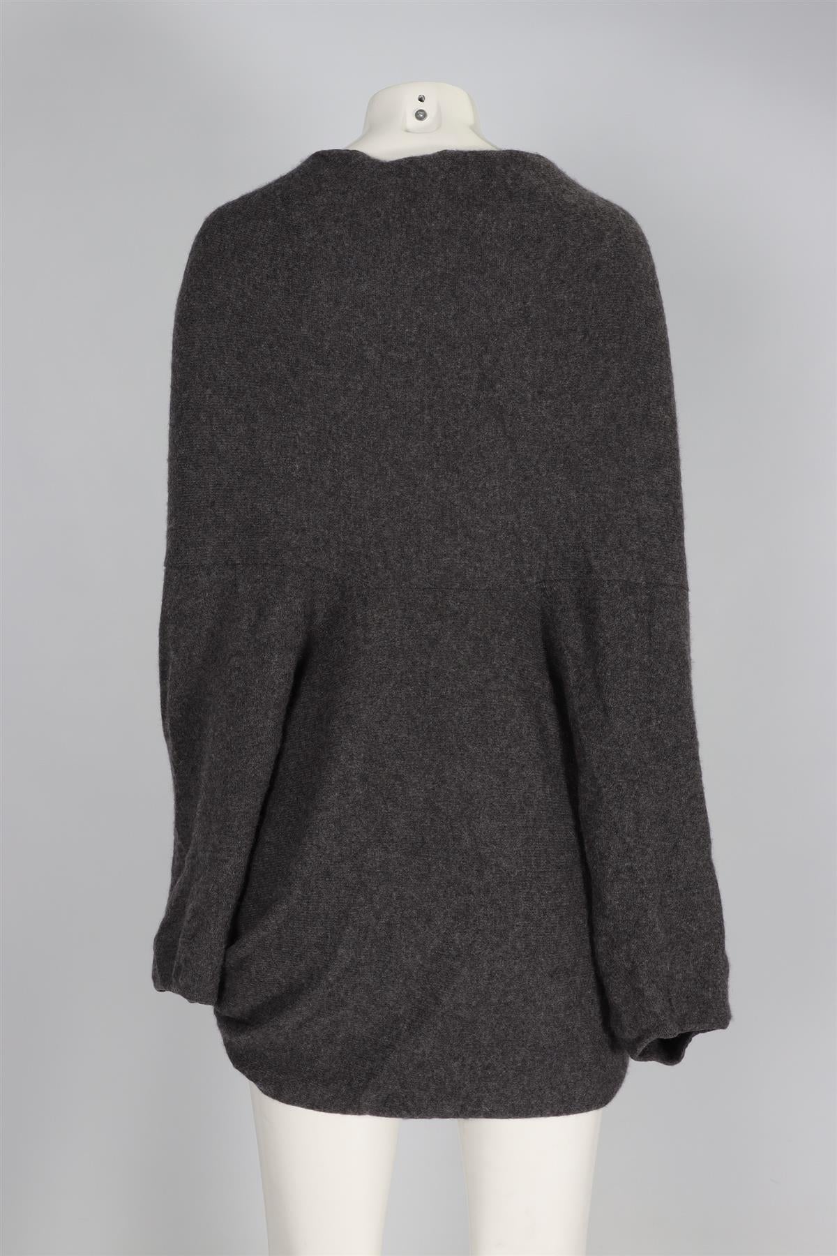 WHITE + WARREN GREY CASHMERE SWEATER XSMALL/SMALL