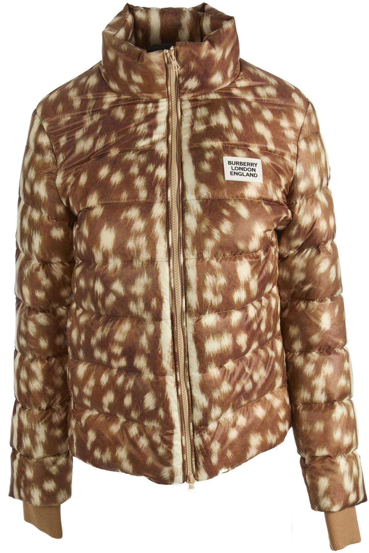 BURBERRY BROWN PADDED DOWN JACKET XSMALL