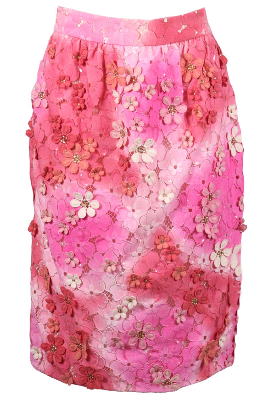 MATTHEW WILLIAMSON CANVAS MIDI SKIRT UK 8