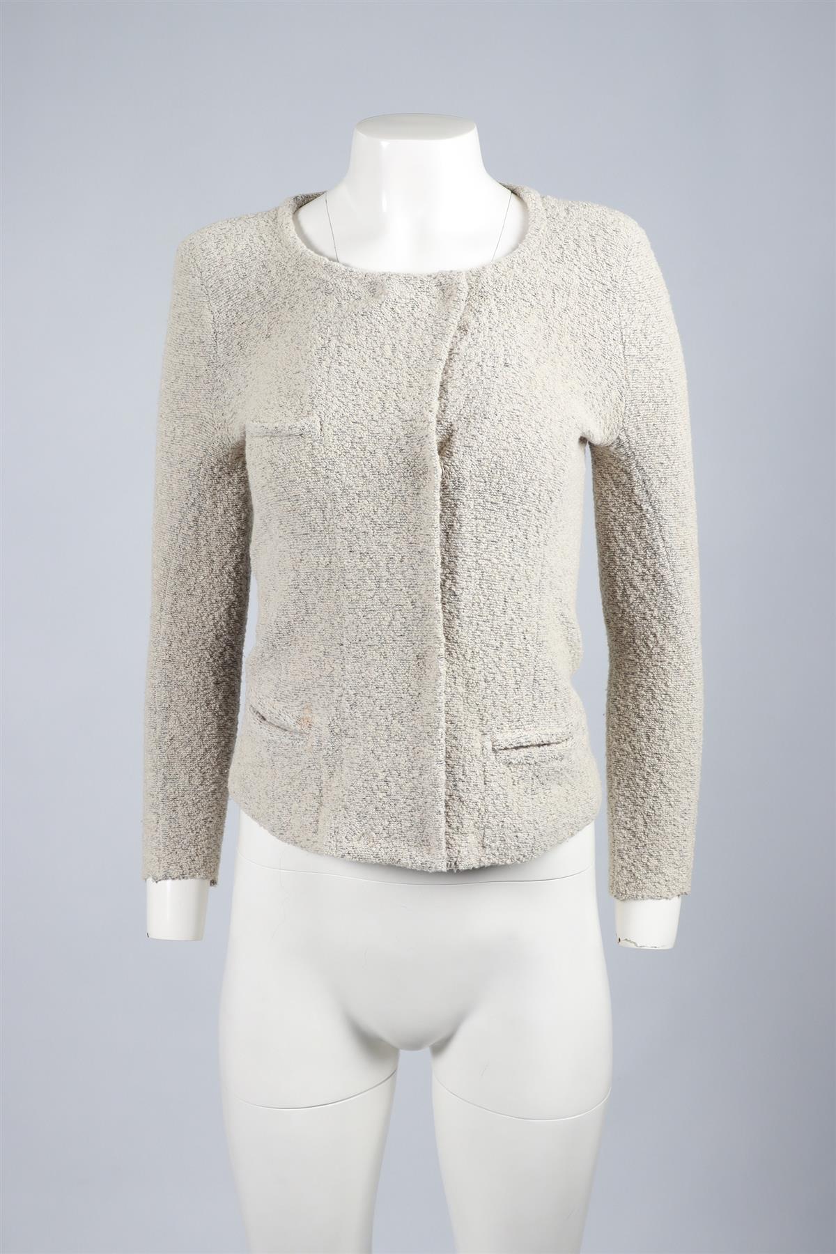 ISABEL MARANT ÉTOILE GREY WOOL BLEND JACKET UK 6