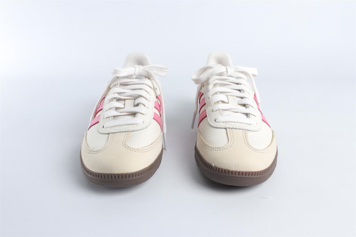 ADIDAS WHITE SAMBA 'CLOUD WHITE LUCID PINK' SNEAKERS EU 38 UK 5 US 6.5