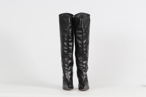 ALEXANDRE VAUTHIER LEATHER KNEE HIGH BOOTS EU 38.5 UK 5.5 US 8.5