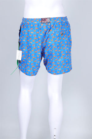 ST BARTH MC2 BLUE MEN'S SWIM SHORTS LARGE
