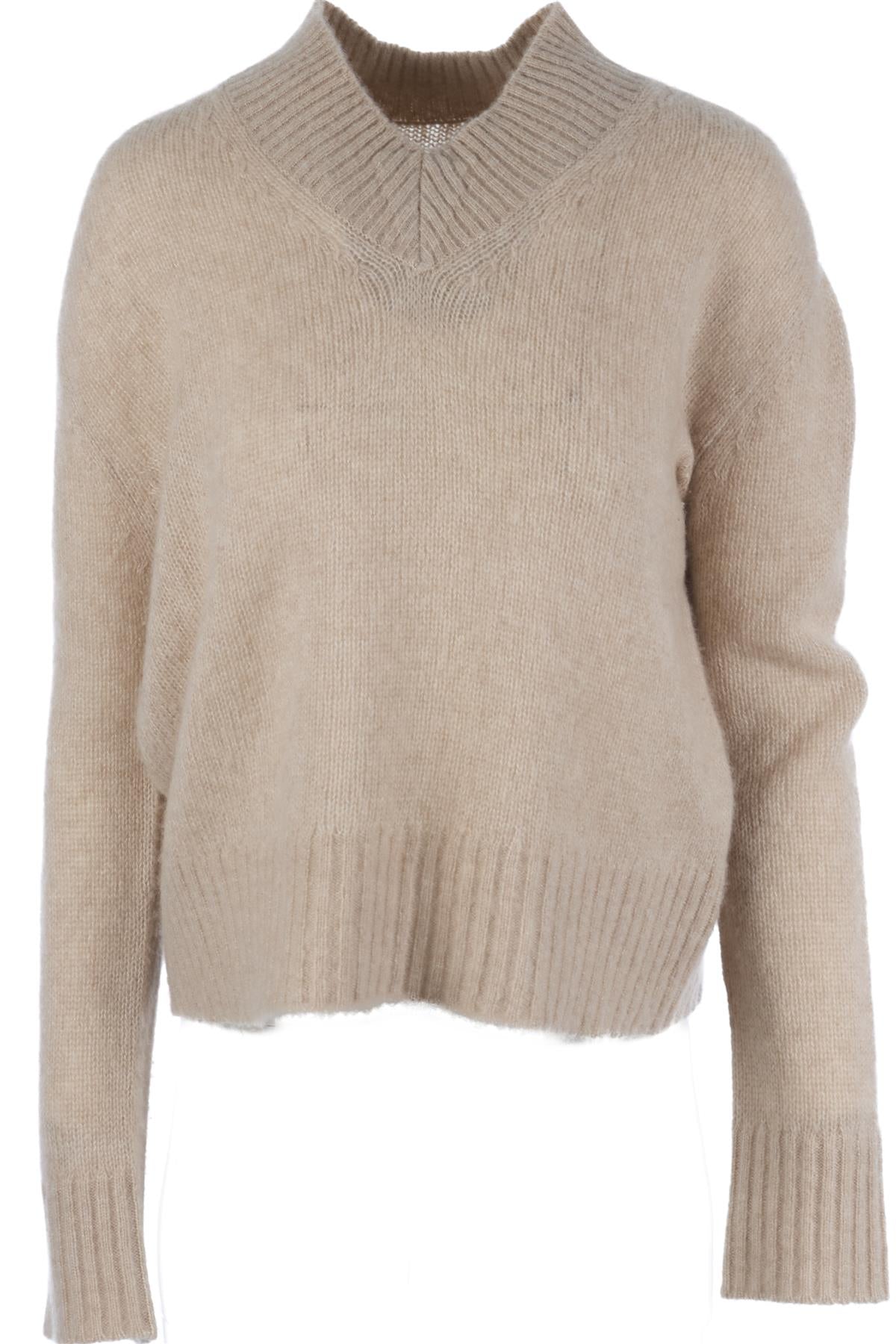 HIMALAYAN CASHMERE COMPANY BEIGE CASHMERE SWEATER SMALL