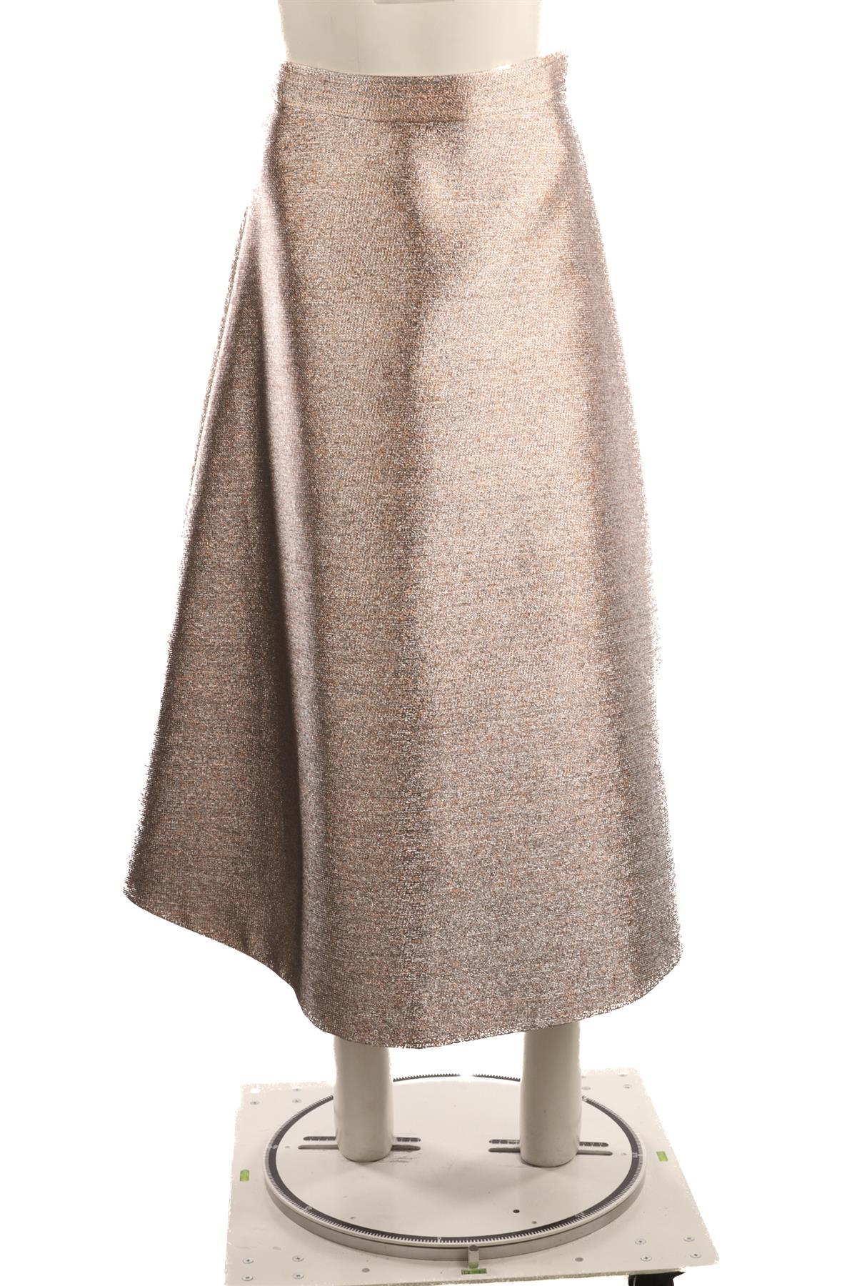 EMILIA WICKSTEAD PINK WOOL MAXI SKIRT UK 10