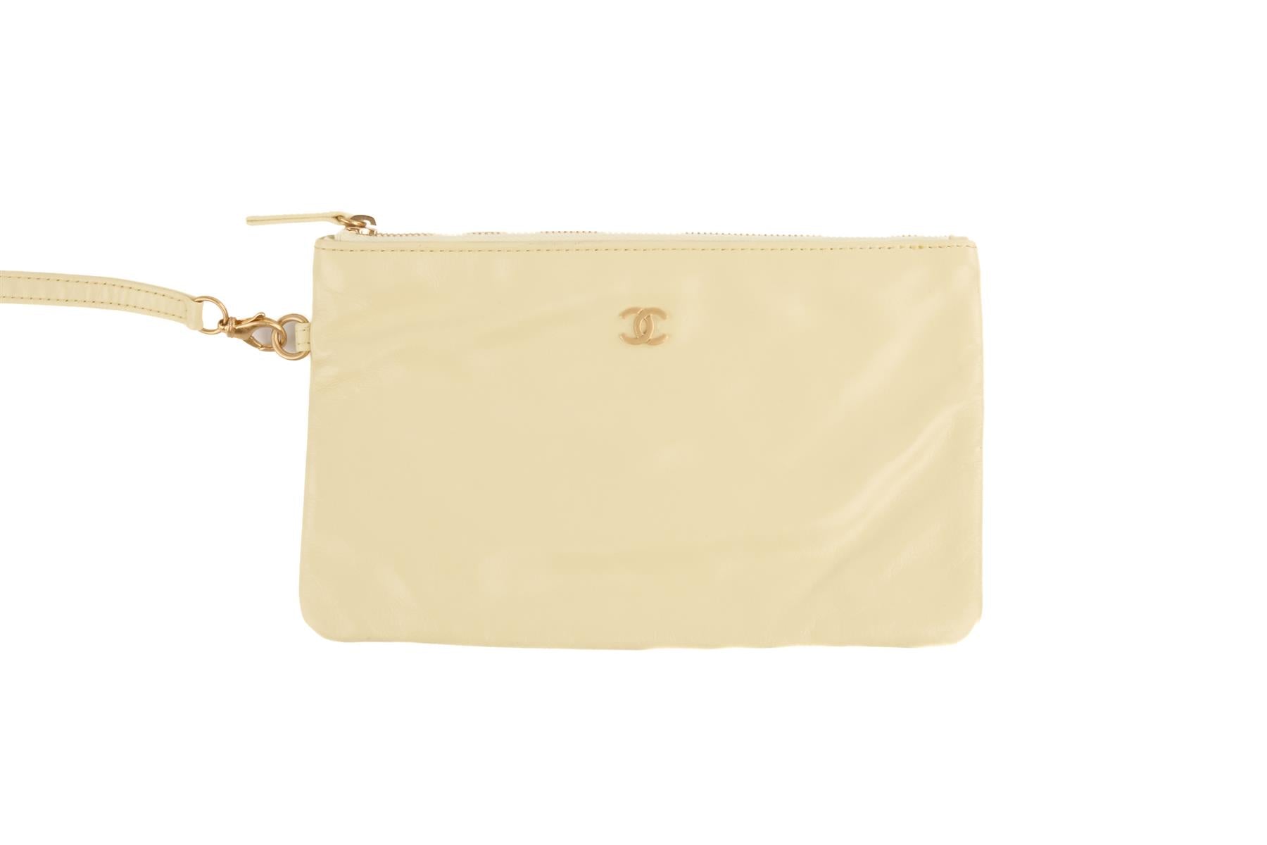 CHANEL YELLOW 2023 22 SMALL QUILTED LEATHER SHOULDER BAG