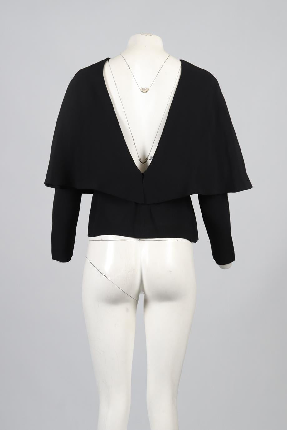 MIU MIU CREPE TOP IT 42 UK 10