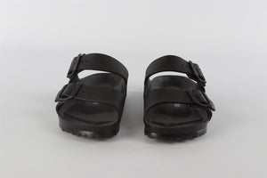 BIRKENSTOCK BLACK RUBBER SANDALS EU 38 UK 5 US 8