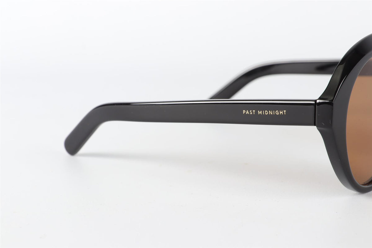 PAST MIDNIGHT BLACK ACETATE SUNGLASES