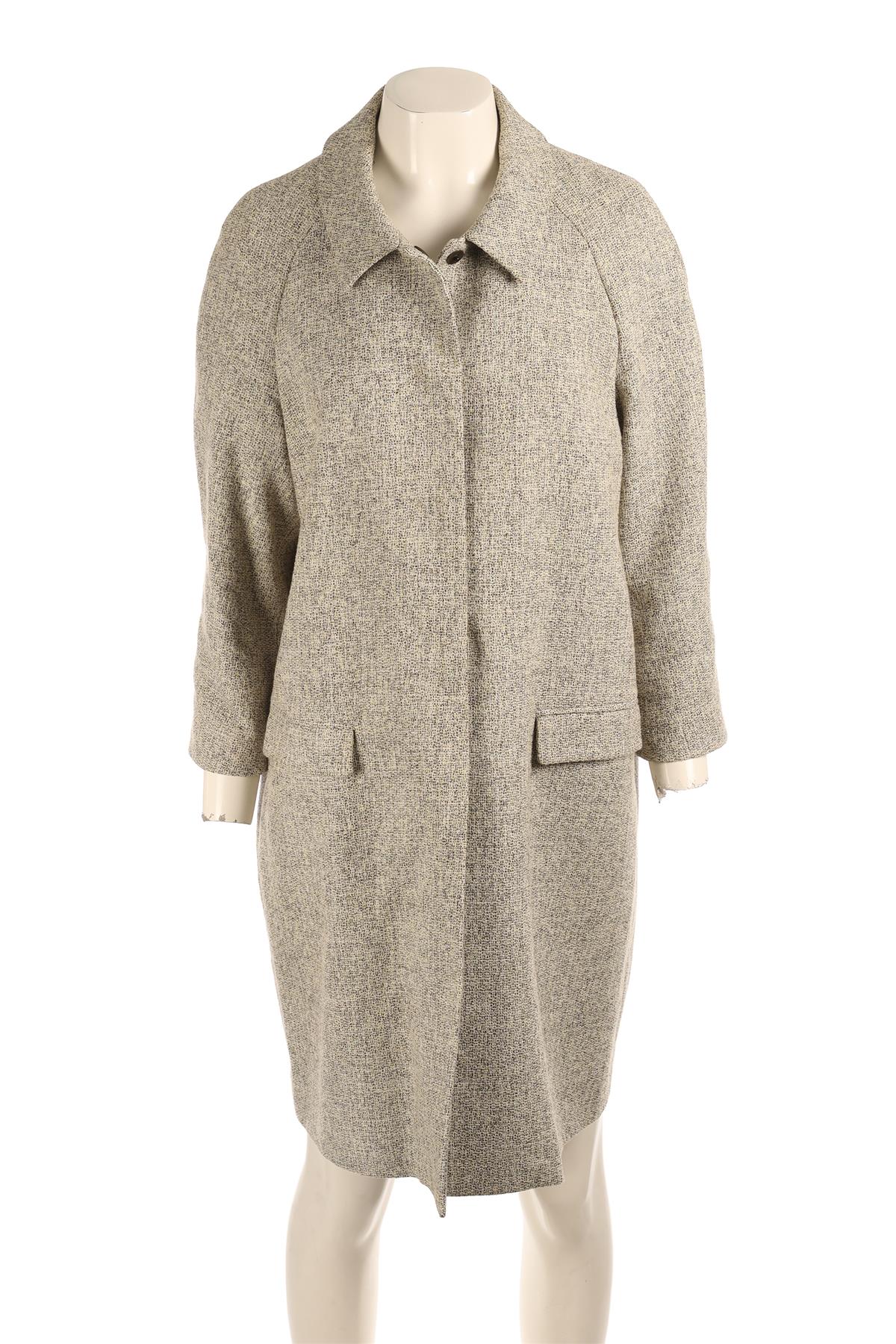 JIL SANDER GREEN COTTON COAT IT 40 UK 8 US 4