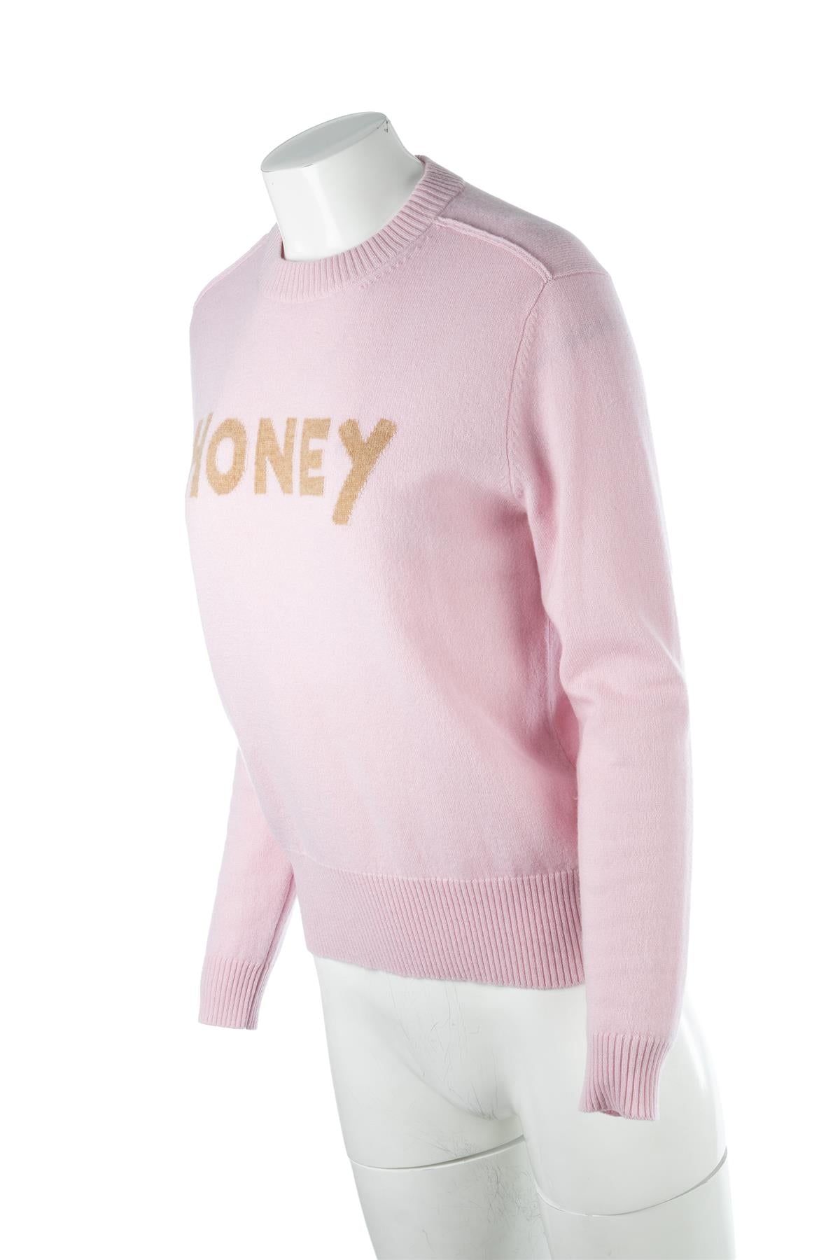 M&S X BELLA FREUD PINK CASHMERE SWEATER SMALL
