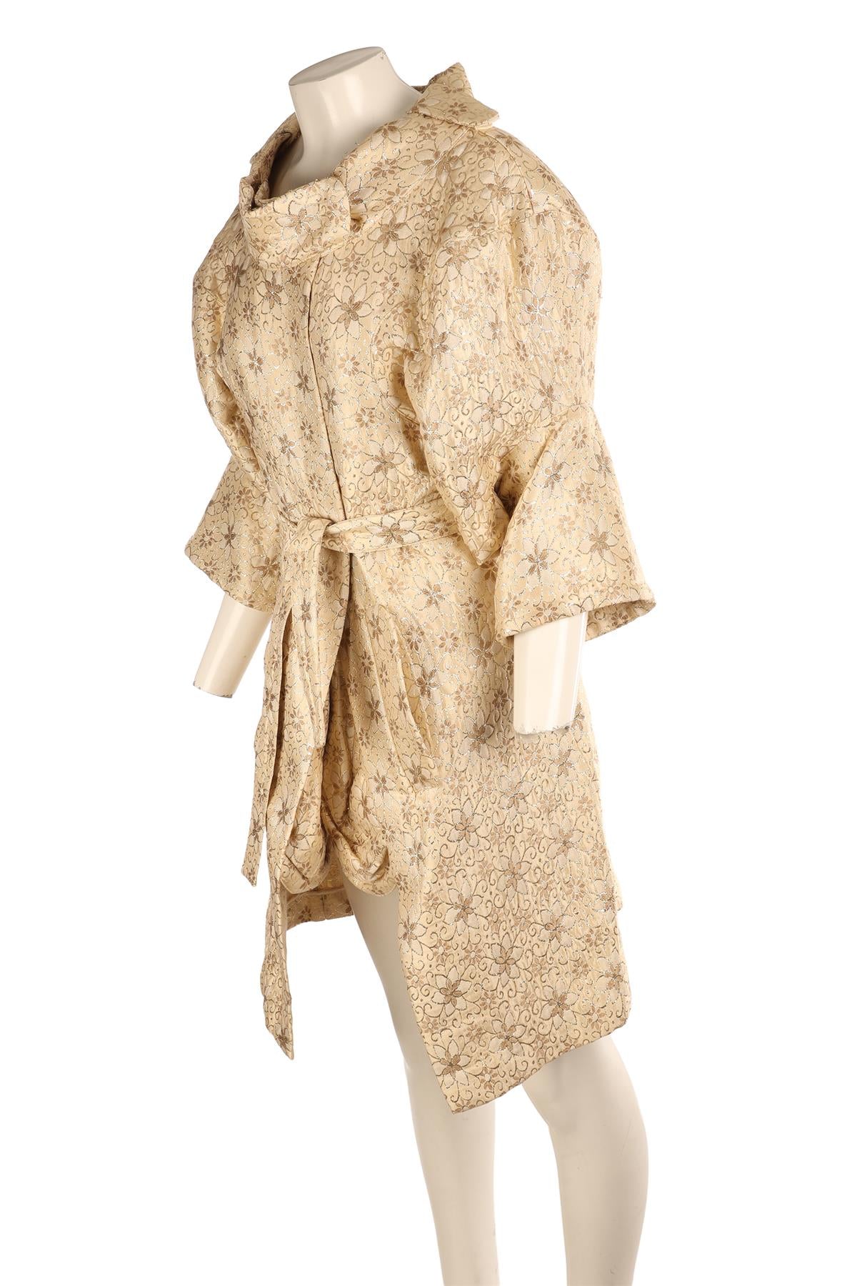 MARNI GOLD WOOL COAT IT 40 UK 8