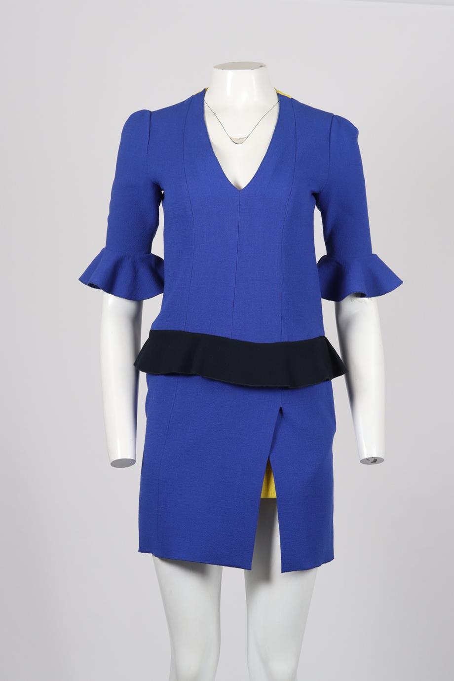ROXSANDA WOOL MINI DRESS UK 8