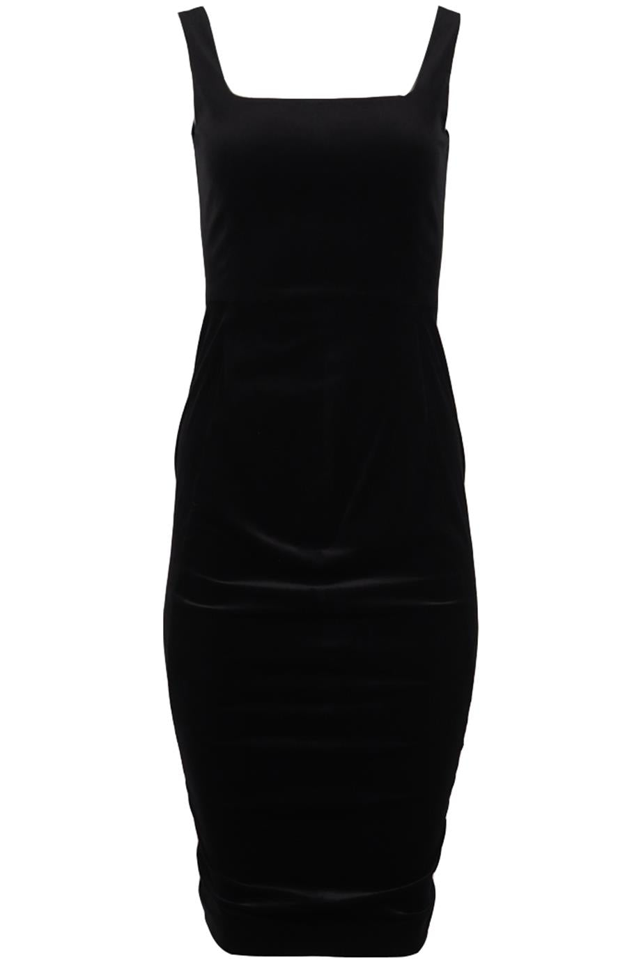 SPORTMAX VELVET MIDI DRESS UK 8