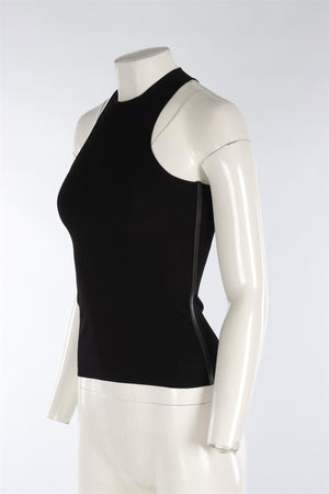 TOM FORD BLACK KNIT TOP XXSMALL